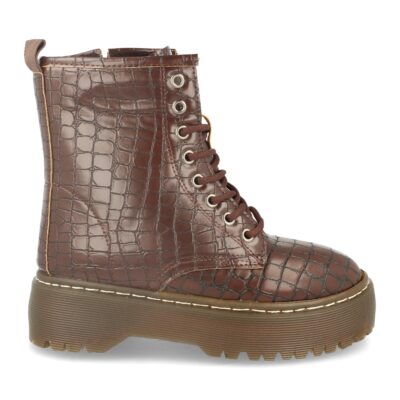 Botin de Mujer con Plataforma y Grabado