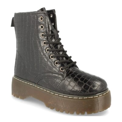 Botin de Mujer con Plataforma y Grabado - Imagen 2