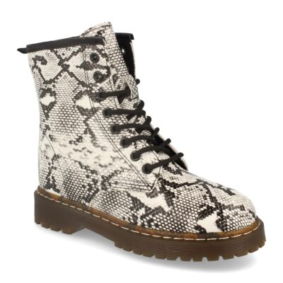 Botin de Mujer con Grabado y Cordones - Imagen 2