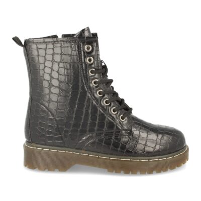 Botin de Mujer con Grabado de Cocodrilo