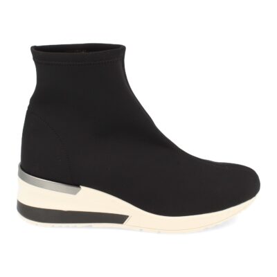 Zapatilla Abotinada de Cuña Hecha de Licra - Imagen 2