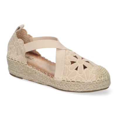 Sandalias de Cuña de Yute para Mujer, Diseño Elegante con Punta Cerrada - Imagen 3