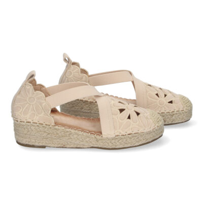 Sandalias de Cuña de Yute para Mujer, Diseño Elegante con Punta Cerrada - Imagen 5