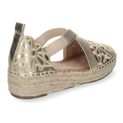 Sandalias de Cuña de Yute para Mujer, Diseño Elegante con Punta Cerrada - Imagen 4