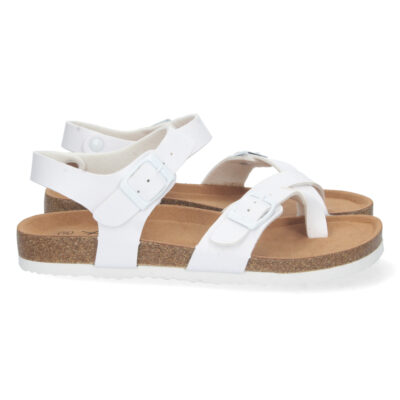 Sandalia Bio Plana con Hebillas