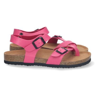 Sandalia Bio Plana con Hebillas