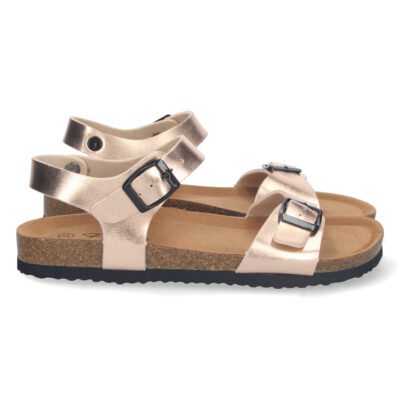 Sandalia Bio Plana con Hebillas