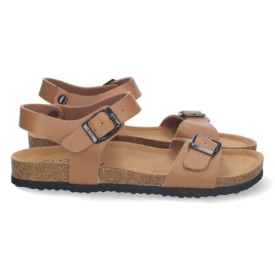 Sandalia Bio Plana con Hebillas