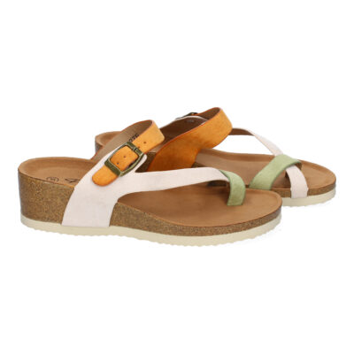 Sandalia de Cuña para Mujer, Comoda, Planta Bio, Estilo de Esclava - Imagen 5