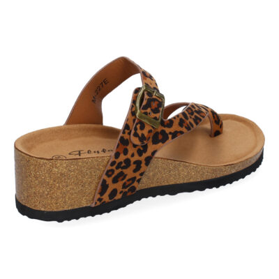 Sandalia de Cuña para Mujer, Comoda, Planta Bio, Estilo de Esclava - Imagen 4