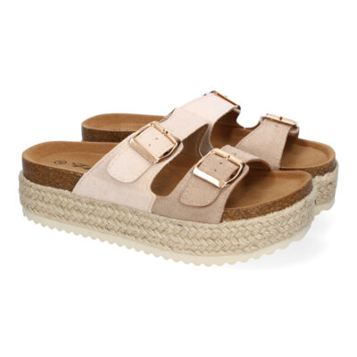 Sandalia de Plataforma para Mujer, Cómodas y Elegantes, Forradas de Yute