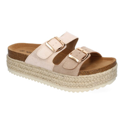 Sandalia de Plataforma para Mujer, Cómodas y Elegantes, Forradas de Yute - Imagen 3