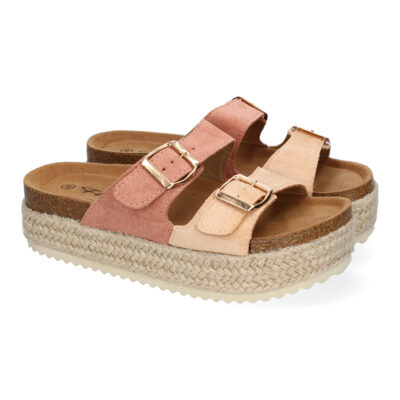 Sandalia de Plataforma para Mujer, Cómodas y Elegantes, Forradas de Yute