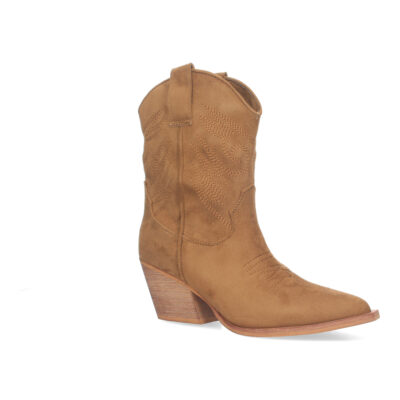 Botin de tacon cubano para mujer - Imagen 3