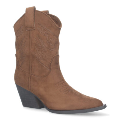Botin de tacon cubano para mujer - Imagen 3
