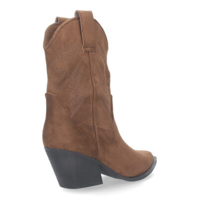 Botin de tacon cubano para mujer - Imagen 4