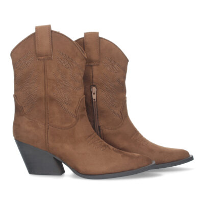 Botin de tacon cubano para mujer - Imagen 5