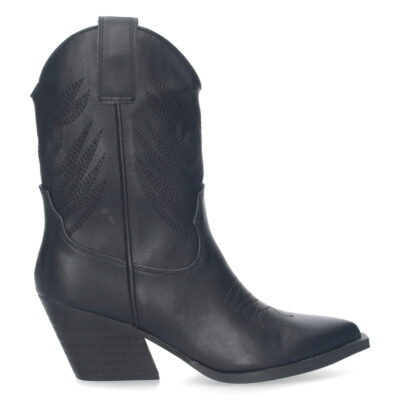 Botin de tacon cubano para mujer - Imagen 2