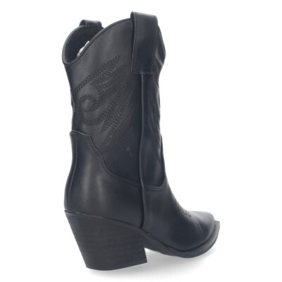 Botin de tacon cubano para mujer - Imagen 4