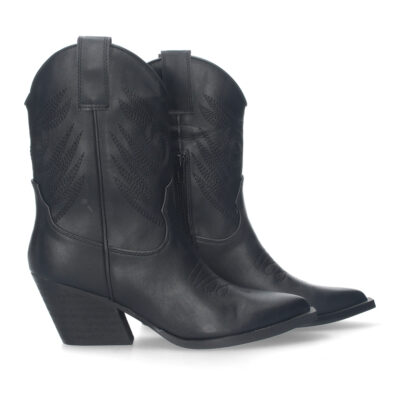 Botin de tacon cubano para mujer - Imagen 5
