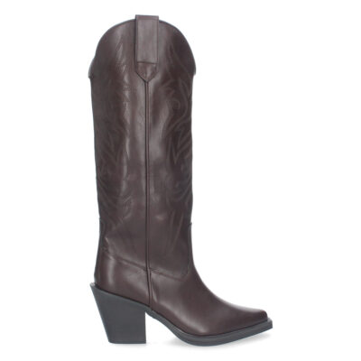Bota de tacon cubano para mujer - Imagen 2