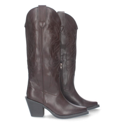 Bota de tacon cubano para mujer - Imagen 5