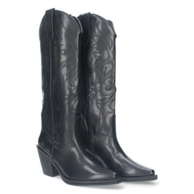 Bota de tacon cubano para mujer