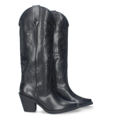 Bota de tacon cubano para mujer - Imagen 5