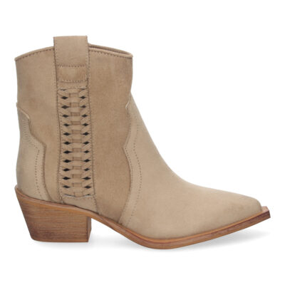 Botines Elegantes de Mujer con Tacón, Detalles Trenzado - Imagen 2