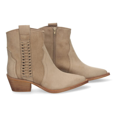 Botines Elegantes de Mujer con Tacón, Detalles Trenzado - Imagen 5