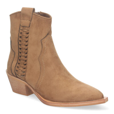 Botines Elegantes de Mujer con Tacón, Detalles Trenzado - Imagen 3
