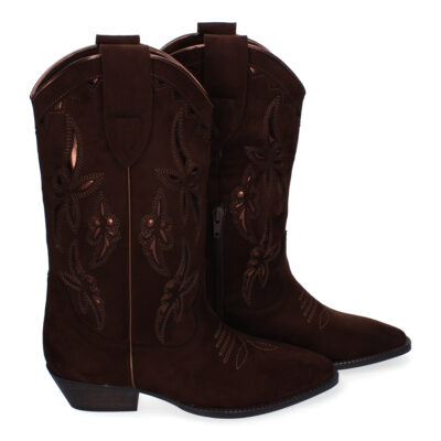 Botin de Tacon para Mujer, Comodos, con Material Elastico y Ajustable. - Imagen 5