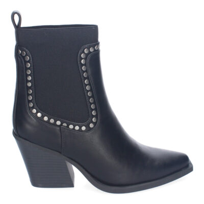 Botines de Tacón para Mujer, Estilo Cowboy, Elegantes, Diseño Moderno Tachuelas - Imagen 2