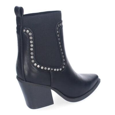 Botines de Tacón para Mujer, Estilo Cowboy, Elegantes, Diseño Moderno Tachuelas - Imagen 4
