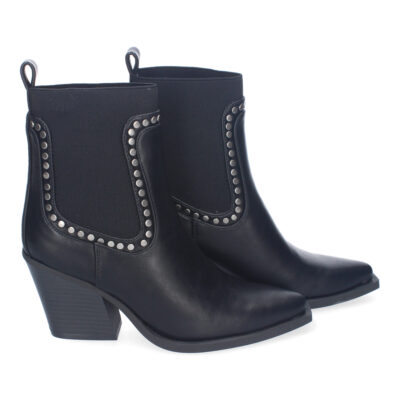 Botines de Tacón para Mujer, Estilo Cowboy, Elegantes, Diseño Moderno Tachuelas - Imagen 5