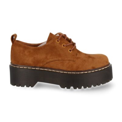 Zapato doble suela con cordoneras