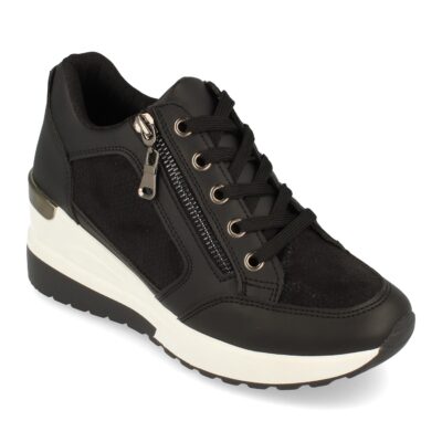 Zapatilla de Cuña con Cremallera y Cordones - Imagen 3