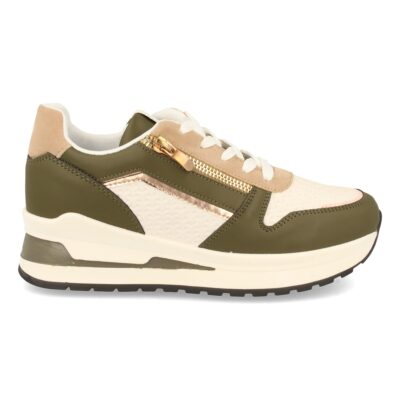 Zapatilla Plana con Cremallera y Cordones - Imagen 2