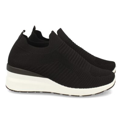 Zapatilla de Cuña con Material Elastico