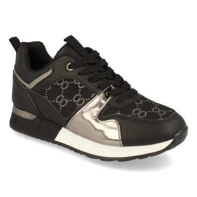 Zapatilla Plana con Estampado y Cordones - Imagen 3