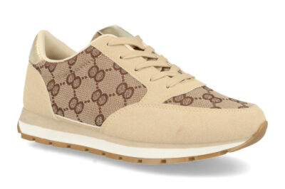 Zapatilla Plana con Estampado y Cordones - Imagen 3