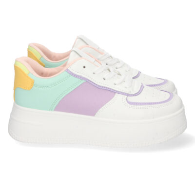 Zapatilla de Plataforma con Cordones