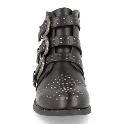 Botin de Mujer Motera con Hebilla Metalica - Imagen 3