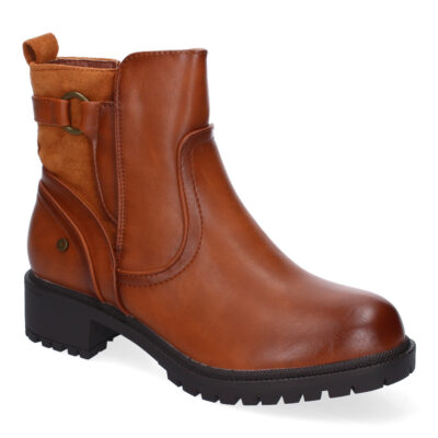 Botines de Tacón Bajo para Mujer con Adorno de Hebilla - Imagen 3