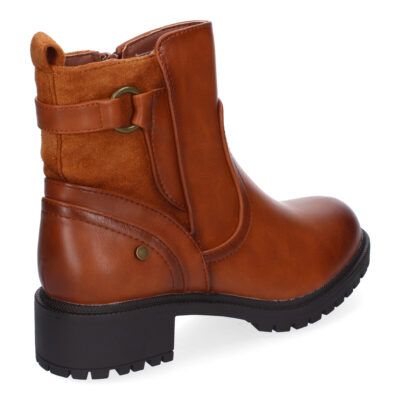 Botines de Tacón Bajo para Mujer con Adorno de Hebilla - Imagen 4