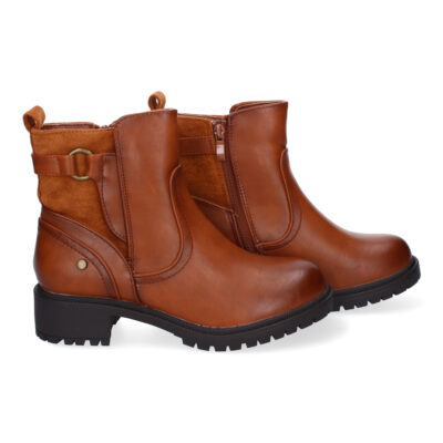 Botines de Tacón Bajo para Mujer con Adorno de Hebilla - Imagen 5
