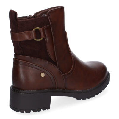 Botines de Tacón Bajo para Mujer con Adorno de Hebilla - Imagen 3