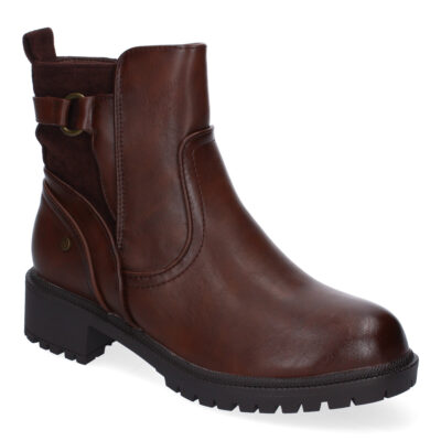 Botines de Tacón Bajo para Mujer con Adorno de Hebilla - Imagen 4