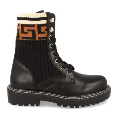 Botin Elastico de Mujer con Cordones - Imagen 2
