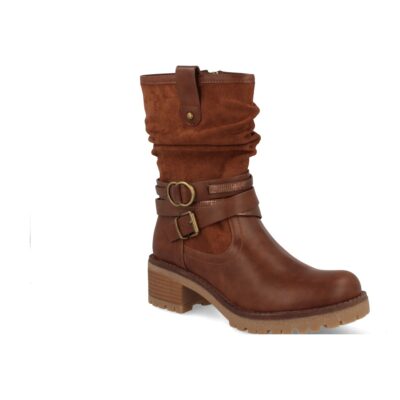 Botin de tacon con hebilla - Imagen 2